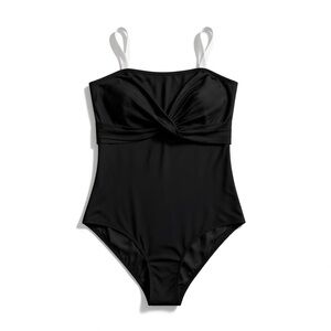 Elegant Black One-Piece Swimsuit 2XL NWT